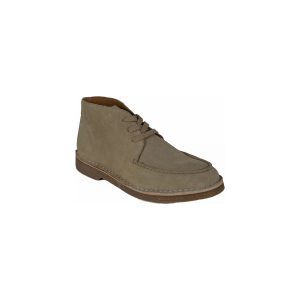 Casual suede boot with crepe outsole