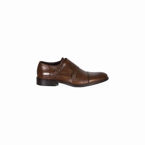 Classic monk shoe made of leather