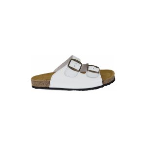 Split leather sandals with buckles