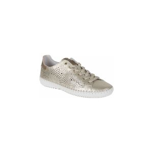 Fresh perforated leather sneaker