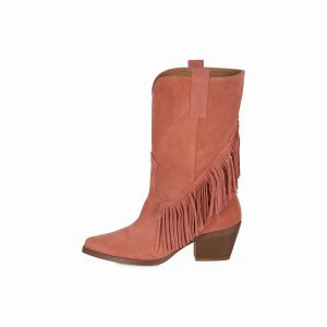 Leather cowboy boots
