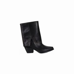 Leather gaiter anlke boot